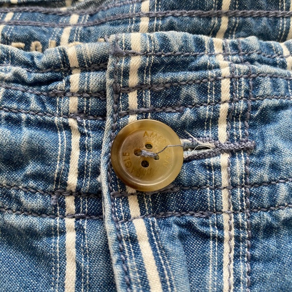 American Eagle Outfitters Shorts Size 4 Blue & White - Picture 11 of 13
